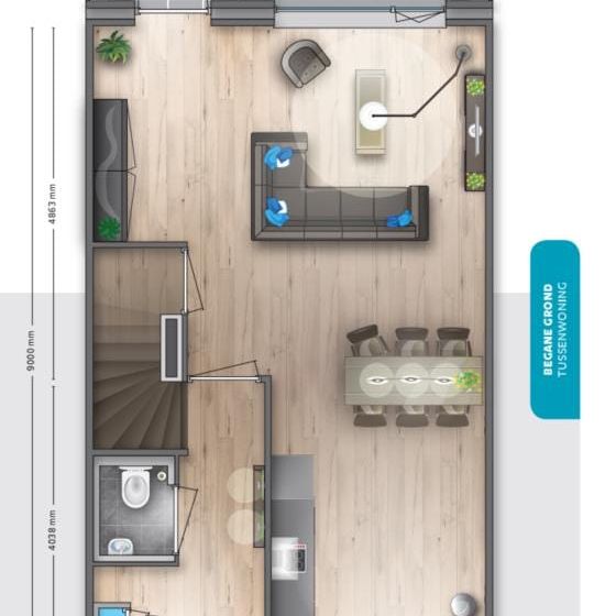 Du Meelaan 139, Palenstein-West, 2722ZT, Zoetermeer - Foto 1