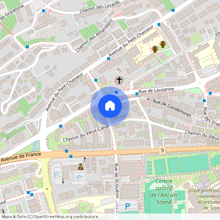 Rue St-Guérin 11, 1950 Sion