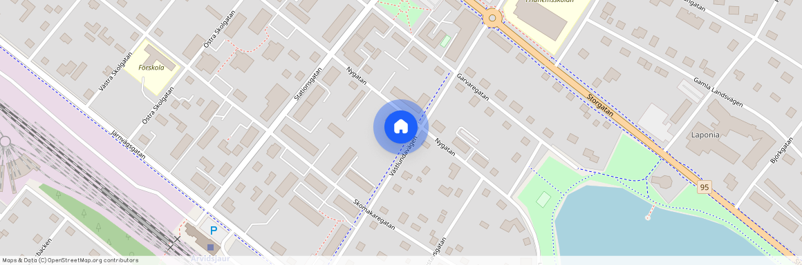 Arvidsjaur, Norrbotten, Nygatan 36 B, 1 Tr