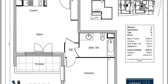 APPARTEMENT T2 46M - Photo 3