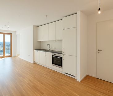 Sonnwendviertel: 2-Zimmer-Wohnung mit Balkon im 14. OG – Fitnessrau... - Foto 5