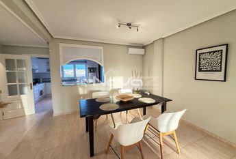 Noble luxury. Two bedroom apartment in a quiet urbanization overlooking the sea and golf cour