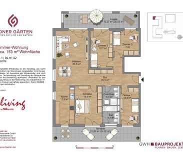 Schöne moderne Wohnung in den Lyoner Gärten, bietet viel Platz für ... - Foto 1