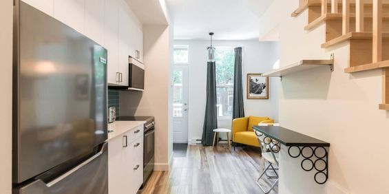 Plateau - 3 1/2 Meublé Sur 2 Étages - Photo 3