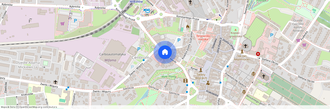 ul. Karola Miarki, Mikołów, mikołowski, śląskie