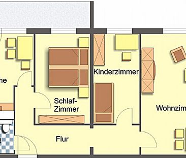 Wohnung, 3 Zimmer (69,84 m²) - Foto 1