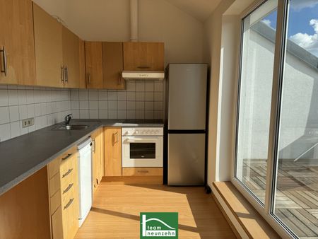 Dachgeschosswohnung mit Freifläche! – 3 Zimmer – Hofruhelage – U6 Nähe - Foto 5