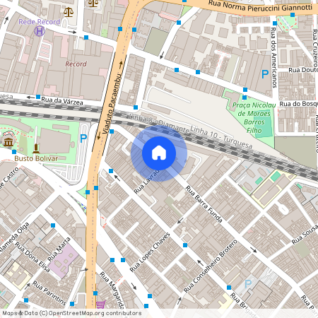 Rua Barra Funda, Barra Funda, São Paulo, SP, 01152000