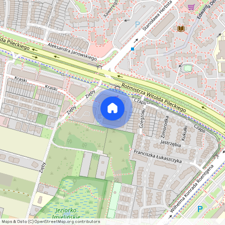 ul. Zięby, Stary Imielin, Ursynów, Warszawa, mazowieckie