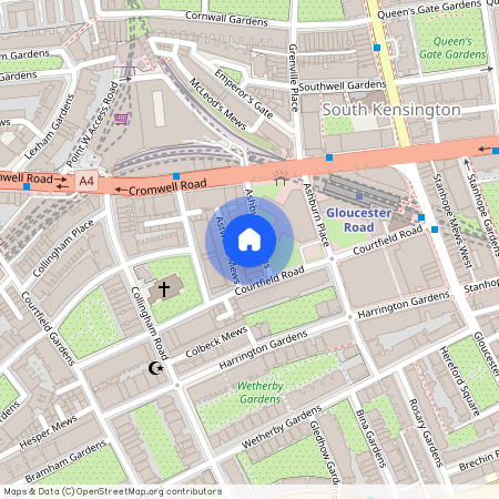 Ashburn Gardens London SW7, London, SW7