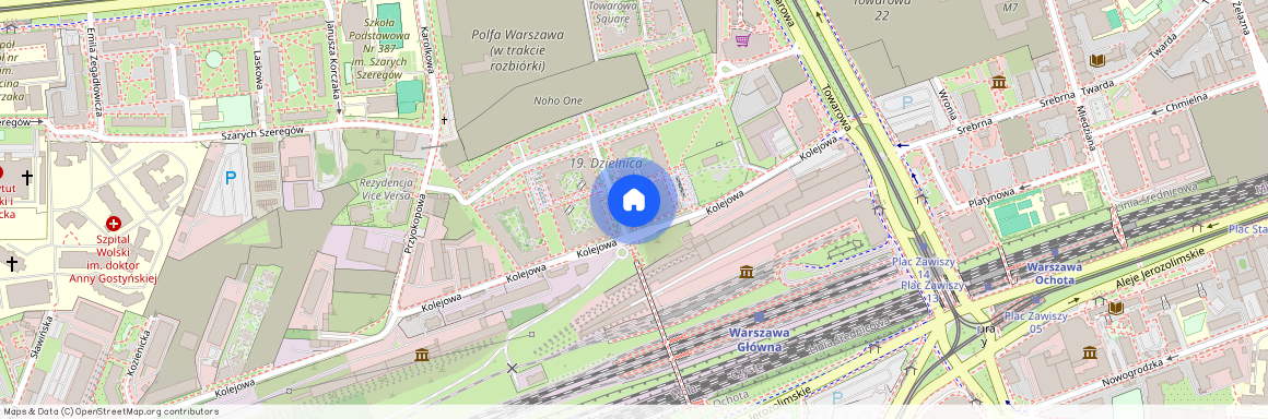 ul. Kolejowa, Czyste, Wola, Warszawa, mazowieckie