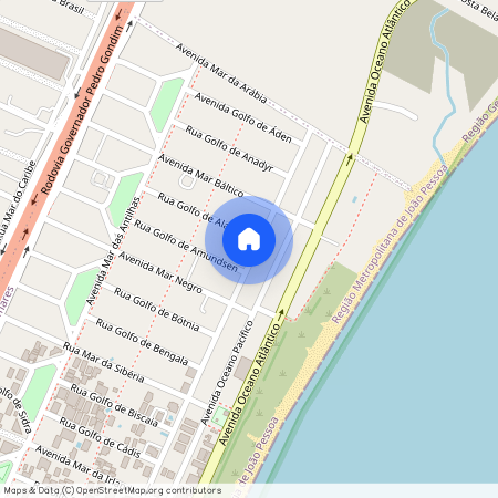 avenida oceano atlantico, 258, Intermares, Cabedelo, Paraíba, 58102-252