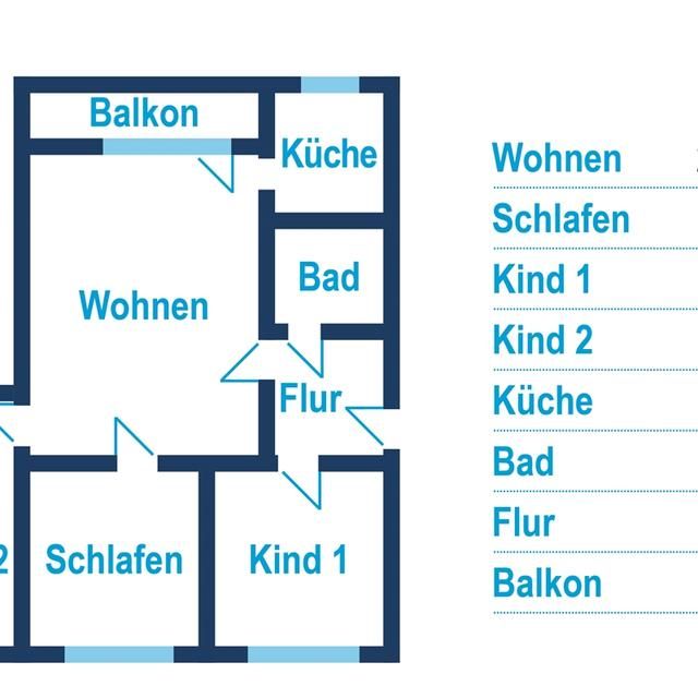 Erstbezug nach Komplettsanierung, 4-Raum-Wohnung - Photo 2
