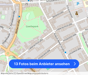 1-Raum-Appartement mit Einbauküche, Fußbodenheizung "Am Stadtpark" ... - Foto 1