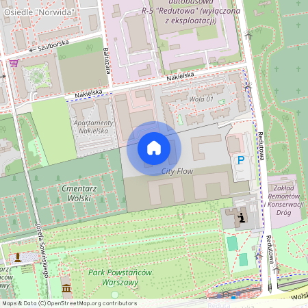 ul. Redutowa, Ulrychów, Wola, Warszawa, mazowieckie