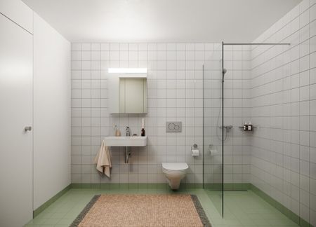 Moderne Leichtigkeit: 2.5-Zimmer-Wohnung im architektonischen Riegel - Photo 5