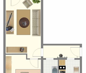 Schicke 2-Raumwohnung in Langenberg - Foto 1