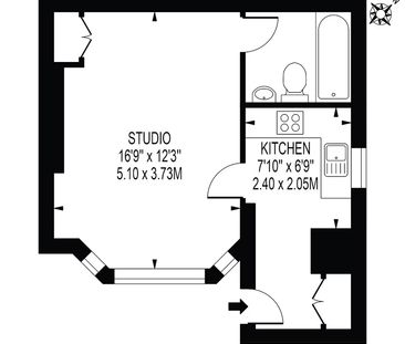 Studio apartment - Photo 2