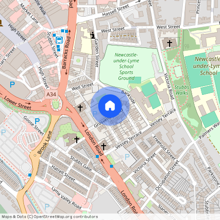 Grosvenor Road, Newcastle, Staffordshire, ST5