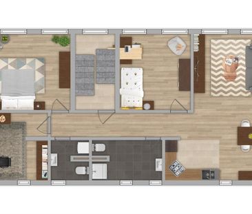 Traumhafte 4-Zimmer-Wohnung mit Gäste-WC zum Erstbezug in Ludwigshafen - Foto 1