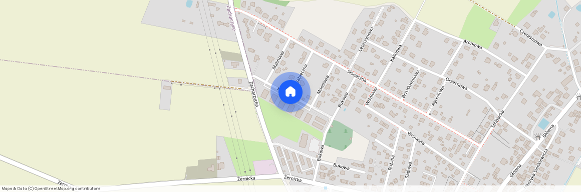 ul. Kasztanowa, Święta Katarzyna, Siechnice, wrocławski, dolnośląskie