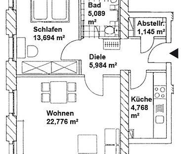 - Kleine Wohnung mit Parkett und Badewanne - Photo 3