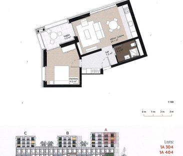 A1-304 - Magnifique appartement de 2,5 pièces avec vue sur le lac ! - Foto 6