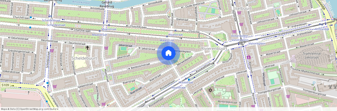 Scheldebuurt, 1078 NG, Merwedeplein, Amsterdam