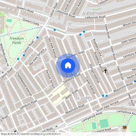 Cecil Avenue (L), St Judes, Plymouth, PL4