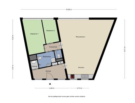 Appartement te huur: Ebbingedwinger 24 9712 MA Groningen - Foto 2