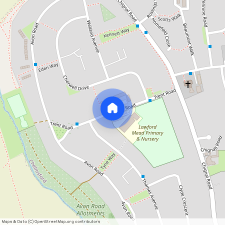 Trent Road, Chelmsford, Essex, CM1