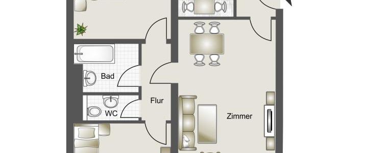 3-Zimmer Wohnung in Steinkuhl mit WBS - Foto 1