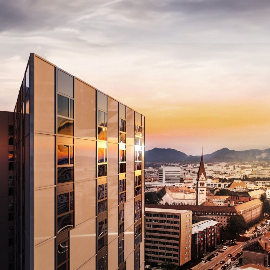 ERSTBEZUG! WG-geeignete 4 Zimmer Wohnung mit Einbauküche im 18.OG! - Foto 1