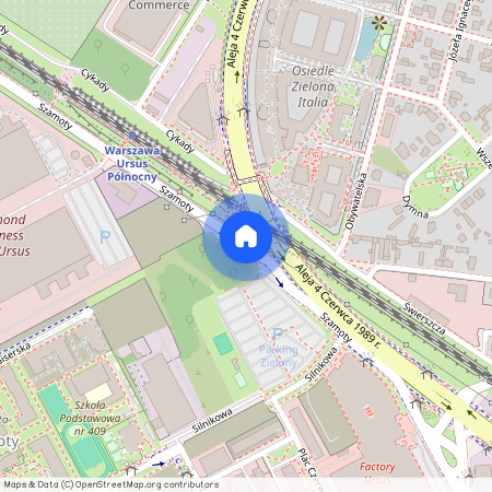 ul. Szamoty, Szamoty, Ursus, Warszawa, mazowieckie