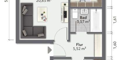 Frisch hergerichtete Wohnung in gepflegtem Zustand! - Foto 3