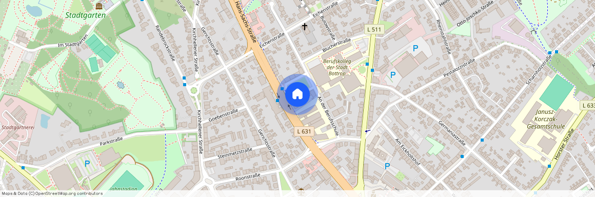 Hans-Sachs-Platz 6, 46236 Bottrop OT Stadtmitte