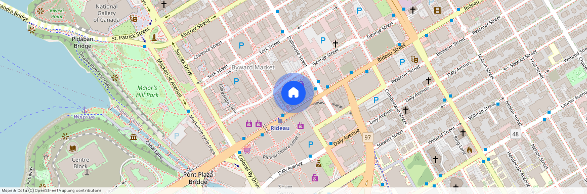 90 George St Unit 1405, Ottawa (Byward Market) (K1N 0A8)