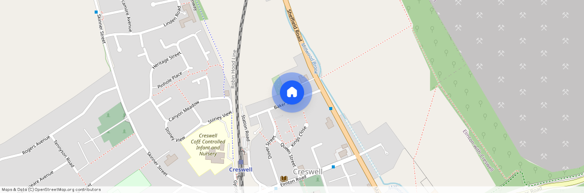 Baker Street, Creswell, Derbyshire, S80