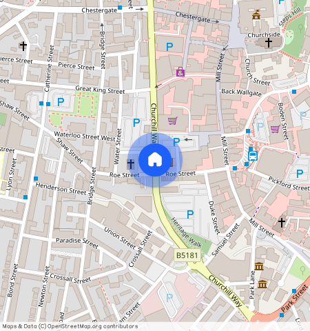 Churchill Way, Macclesfield, SK11