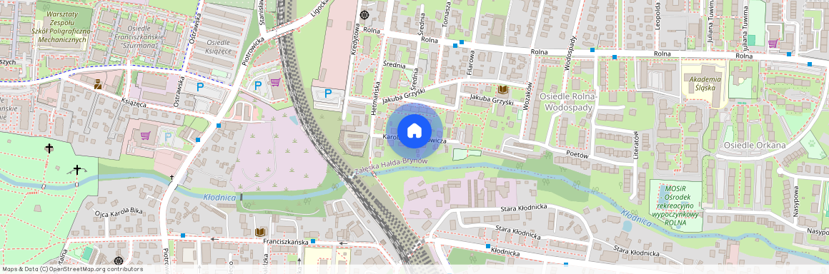 ul. Karola Adwentowicza, Załęska Hałda-Brynów, Katowice, śląskie