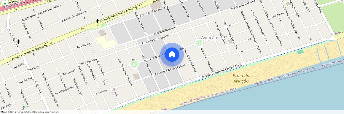 Rua Eponina, Aviação, Praia Grande
