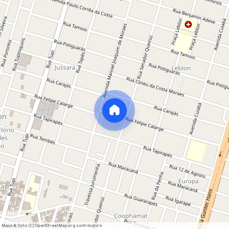 Rua Felipe Calarge, Jardim Leblon, Campo Grande, MS, 79092080
