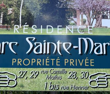 T1 meublé parc Sainte Marie, balcon - Photo 5