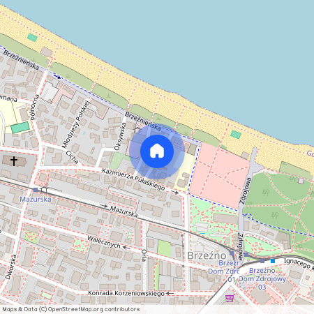 ul. Miła, Brzeźno, Gdańsk, pomorskie