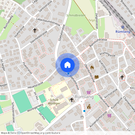 8153, Rümlang, Glatttalstrasse, 175