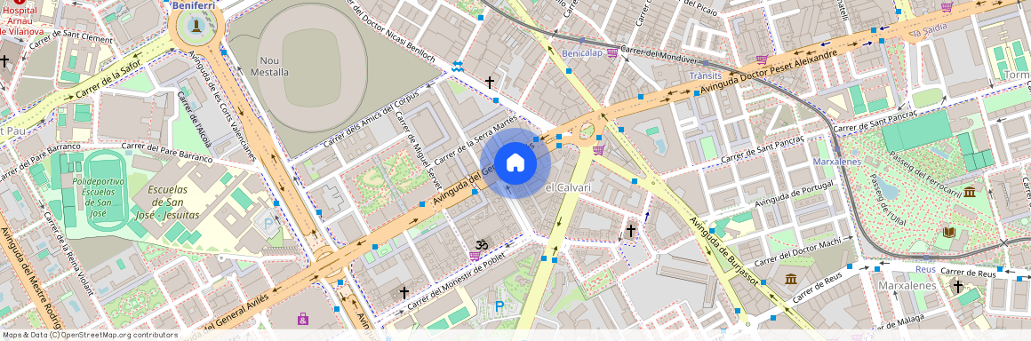 Avenida General Avilés 11, piso 2, puerta 6, 46015 Valencia, benicalap