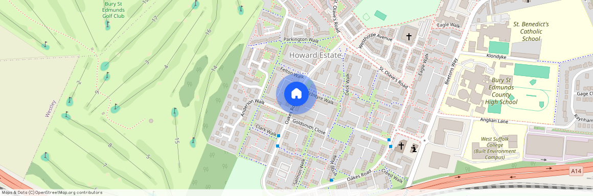 Oakes Road, Bury st edmunds