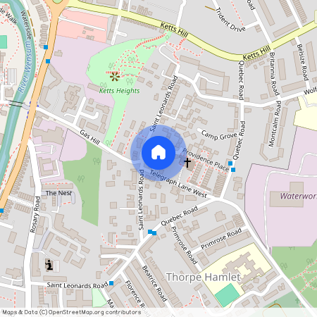 Albert Place, Norwich, Norfolk, NR1