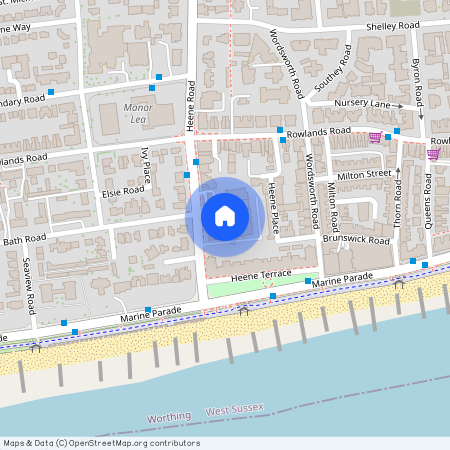 Heene Road, Worthing, West Sussex