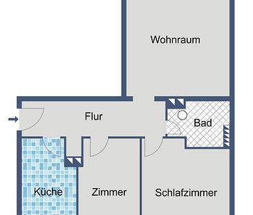 Tolle 3-Zimmer-Wohnung mit Balkon! - Photo 5